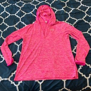 Pink Under Armour Hoodie